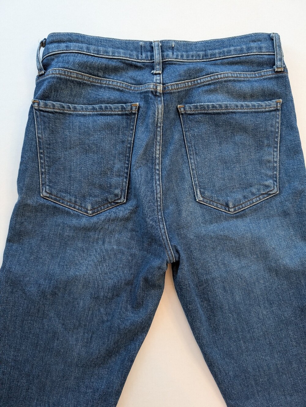 Agolde Nico Slim Straight Jeans in Dark Blue Denim (Fixation) - Picture 6 of 13